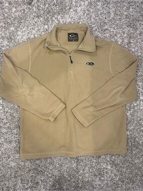 Drake Tan Fleece Quarter-Zip Pullover